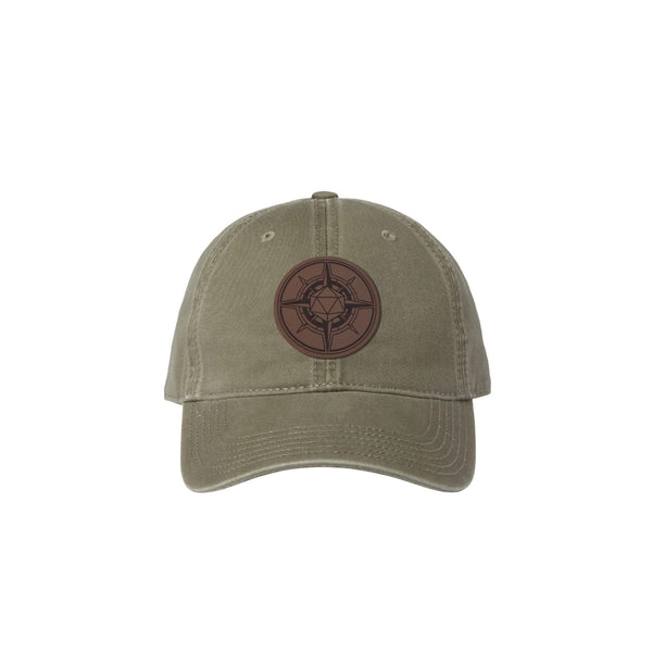 Leather Patch Dad Hat